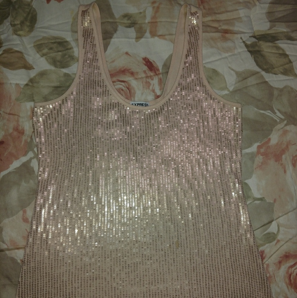 Express sequin tank
